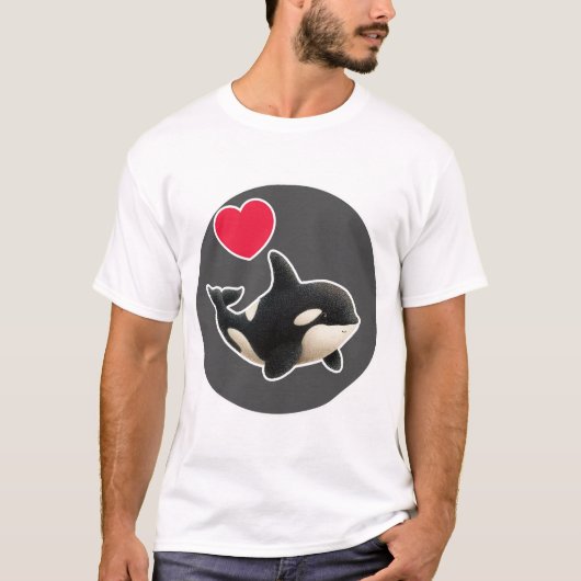Cute Orca T-Shirt (Vorderseite)