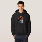 Cute Orca Whale and Shark Samoa Polynesia Long Sle Hoodie (Vorne ganz)