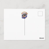 Cute Otter Astronaut Outer Space Shuttle Cadet Postkarte (Rückseite)