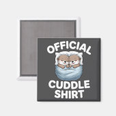 Cute Otter Couple Cozy Cuddle  Magnet (Vorderseite/Rückseite)