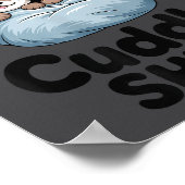 Cute Otter Couple This Is Our Cuddle  Poster (Ecke)