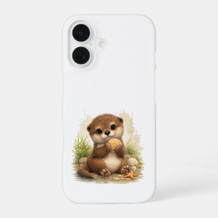 Cute Otter iPhone 16 Case Kawaii Ocean Hülle