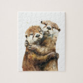 Cute Otter Love Jigsaw Puzzle (Vertikal)