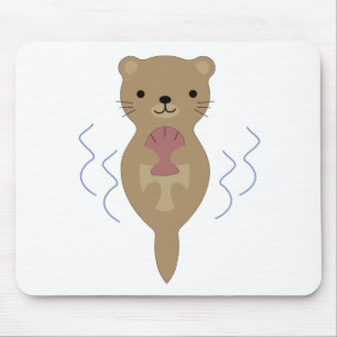 Cute Otter Mousepad