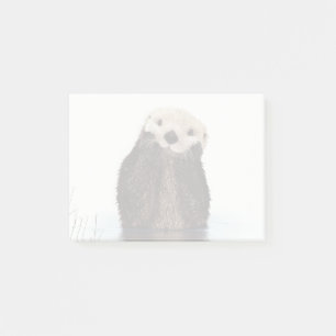 Cute Otter Wildlife Image Post-it Klebezettel