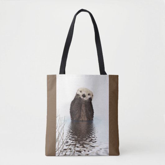 Cute Otter Wildlife Image Tasche (Vorderseite)