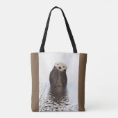 Cute Otter Wildlife Image Tasche (Rückseite)