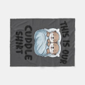 Cute Otters Snuggling This Is Our Cuddle Fleecedecke (Vorderseite (Horizontal))