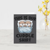 Cute Otters Snuggling This Is Our Cuddle  Karte (Gelbe Blume)