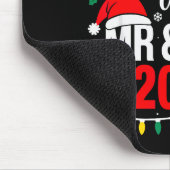 Cute Our First Christmas As Mr &amp; Mrs 2025 Coup Mousepad (Ecke)