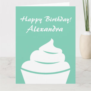 Cute oversized Birthday card for women and girls Karte