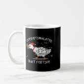 Cute Overstimulated But Festive Funny Goose Ugly C Kaffeetasse (Links)