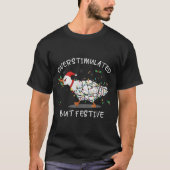 Cute Overstimulated But Festive Funny Goose Ugly C T-Shirt (Vorderseite)