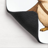 Cute Owl Illustration – Okojo and Friends Illust Mousepad (Ecke)