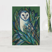 Cute Owl Karte (Vorderseite)