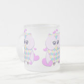 Cute Owl Mattglastasse (Vorderseite Links)