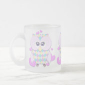 Cute Owl Mattglastasse (Links)