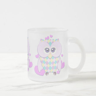 Cute Owl Mattglastasse