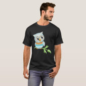 Cute owl motif bird print for man woman child T-Shirt (Vorne ganz)