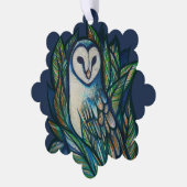 Cute Owl                                           Ornament Karte (Linke Ecke)