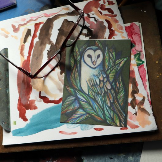 Cute Owl                                           Postkarte