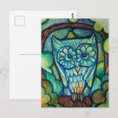 Cute Owl                                           Postkarte (Vorne/Hinten)