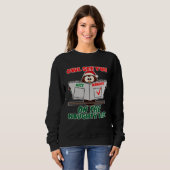 Cute Owl See You On The Naughty List Graphic Sweatshirt (Vorne ganz)