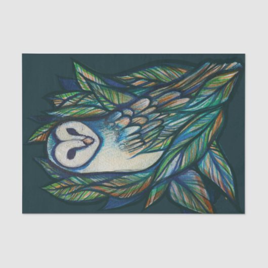 Cute Owl                                           Seidenpapier (Vorderseite)