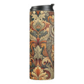 Cute Owl Style William Morris Thermosbecher (Nach links gedreht)