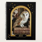 Cute Owl Teacher Class Year Planer (Vorderseite)