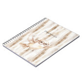 Cute Owl with Glasses Notizblock (Linke Seite)