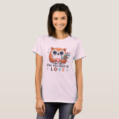 Cute Owl Women's T-Shirt - LOVE (Vorne ganz)