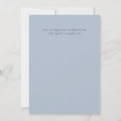 Cute OWLS Themed Wedding Blue Orange (Rückseite)