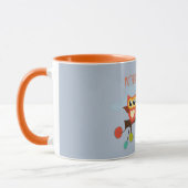 Cute OWLS Themed Wedding Blue Orange Tasse (Links)