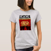 Cute Ox Chinese Year 2021 Zodiac WT T-Shirt (Vorderseite)