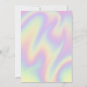 Cute Pamper Party Birthday Einladung (Rückseite)