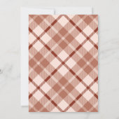 Cute Panadero o Panadera Baby Reveal  Einladung (Rückseite)