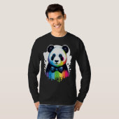Cute Panda  Animal on Panda 2 T-Shirt (Vorne ganz)