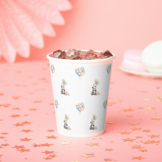Cute Panda animal Party Paper cups Pappbecher