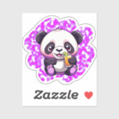 cute panda aufkleber (Blatt)