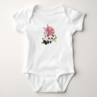 Cute Panda Baby Strampler