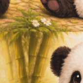 Cute Panda Bamboo Pattern Wallpaper Nursery Tapete (Naht)