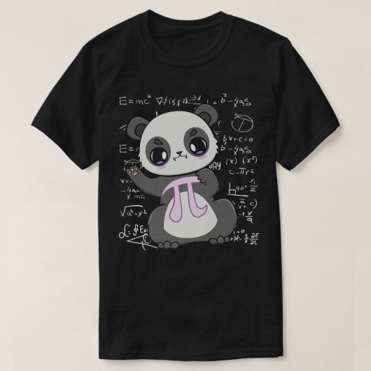Cute Panda Bear And 3 T-Shirt (Design vorne)
