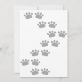 Cute Panda Bear Bamboo Birthday  Einladung (Rückseite)