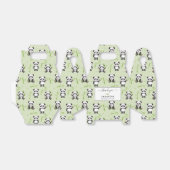 Cute Panda Bear Bamboo Kawaii Animals Pattern Geschenkschachtel (Ungefaltet)