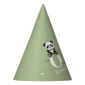 Cute Panda Bear Kawaii Kids First One Birthday Partyhütchen (Links)