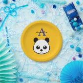 Cute Panda Bear Paper Plates – Personalized Pappteller (Party)