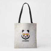 Cute Panda Bear | Rainbow | LGBTQ Tasche (Vorderseite)