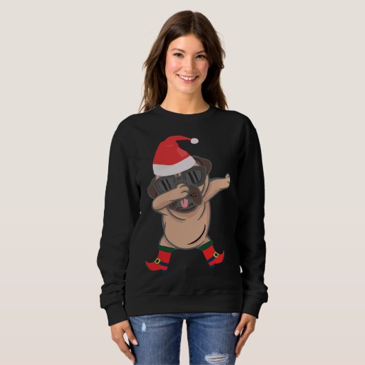 Cute Panda Dabbing Sweatshirt (Vorne ganz)