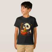 Cute Panda Eating Ramen Noodles T-Shirt (Vorne ganz)